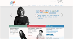 Desktop Screenshot of manpower-tunisie.com